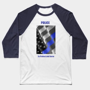 Police Baseball T-Shirt